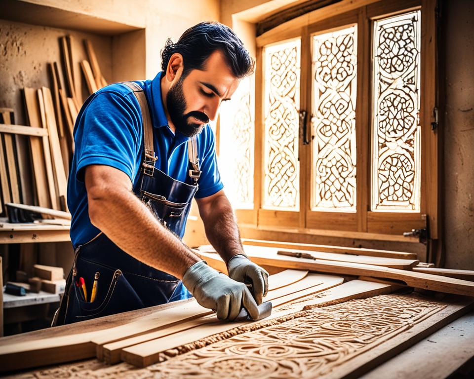 نجار ابواب خشب الفروانية الكويت