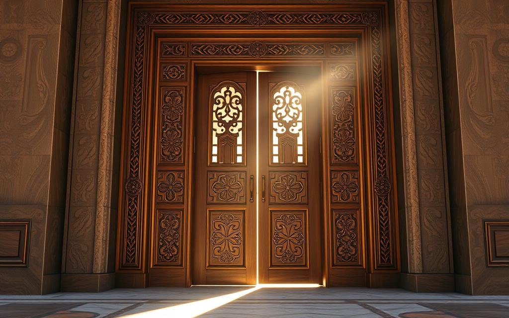الأبواب الخشبية